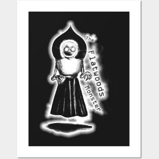 Flatwoods Monster White Glow #4 Posters and Art